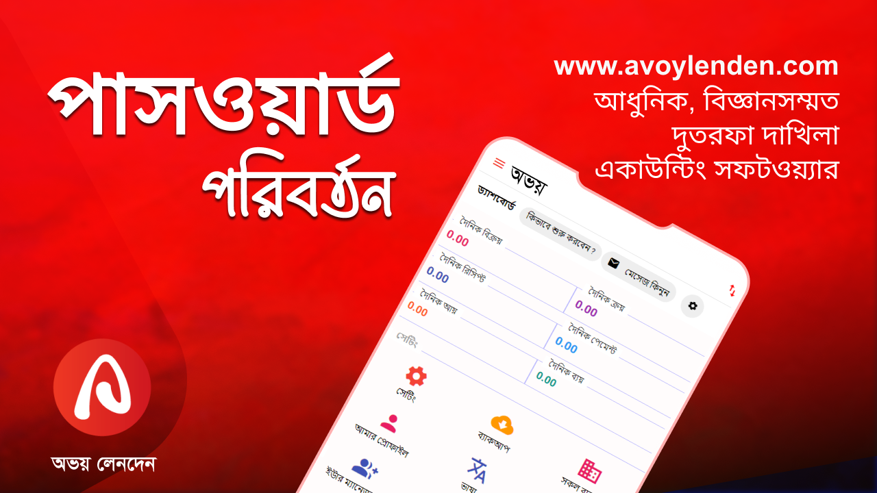 You are currently viewing পাসওয়ার্ড পরিবর্তন